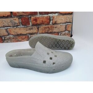 Vans  Slip On Mule TRK Glitter Gray Trek  Size 11 Men's New Rubber Water Shoes